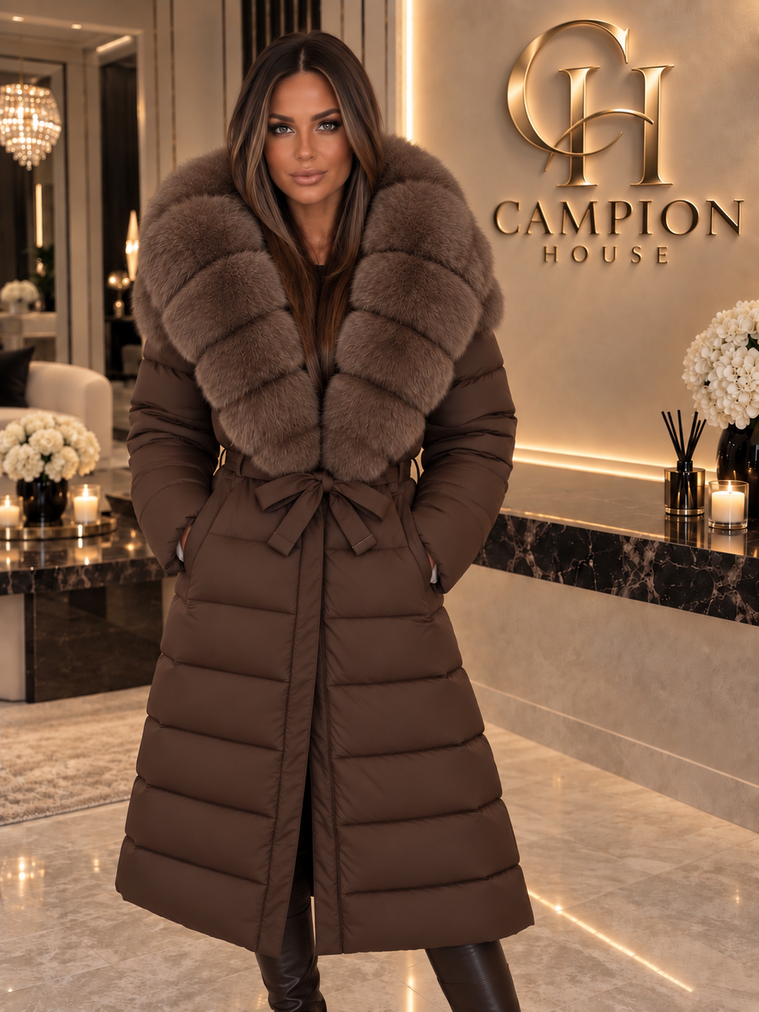 Monaco grande fur brown