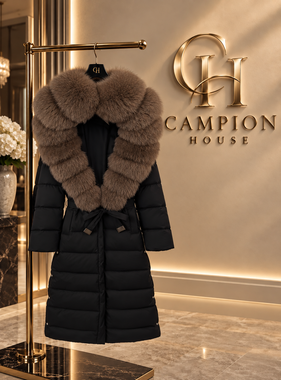 The Monaco Noir coat